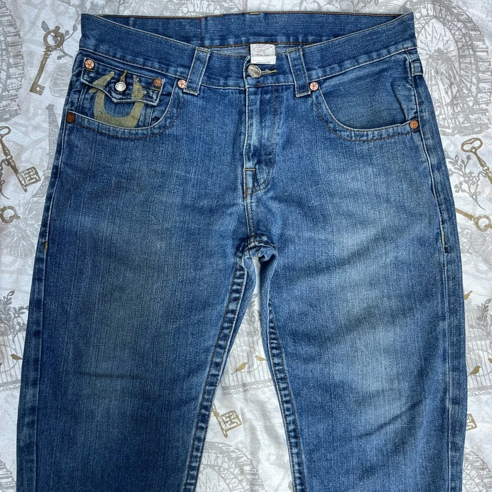 True Religion Blue Relaxed Jeans